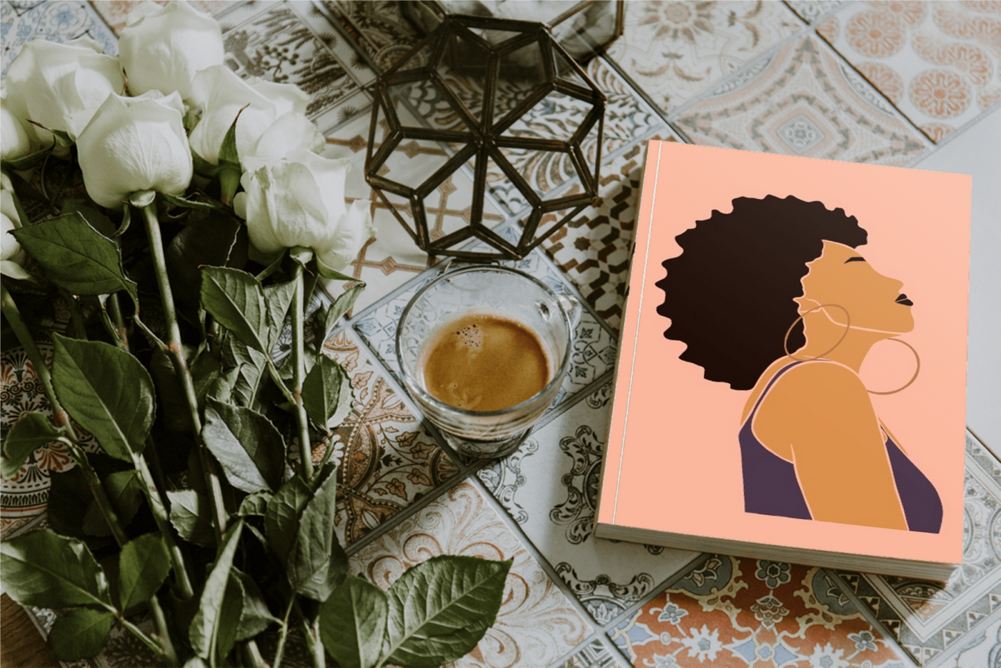 Black Girl (Afro): Journal
